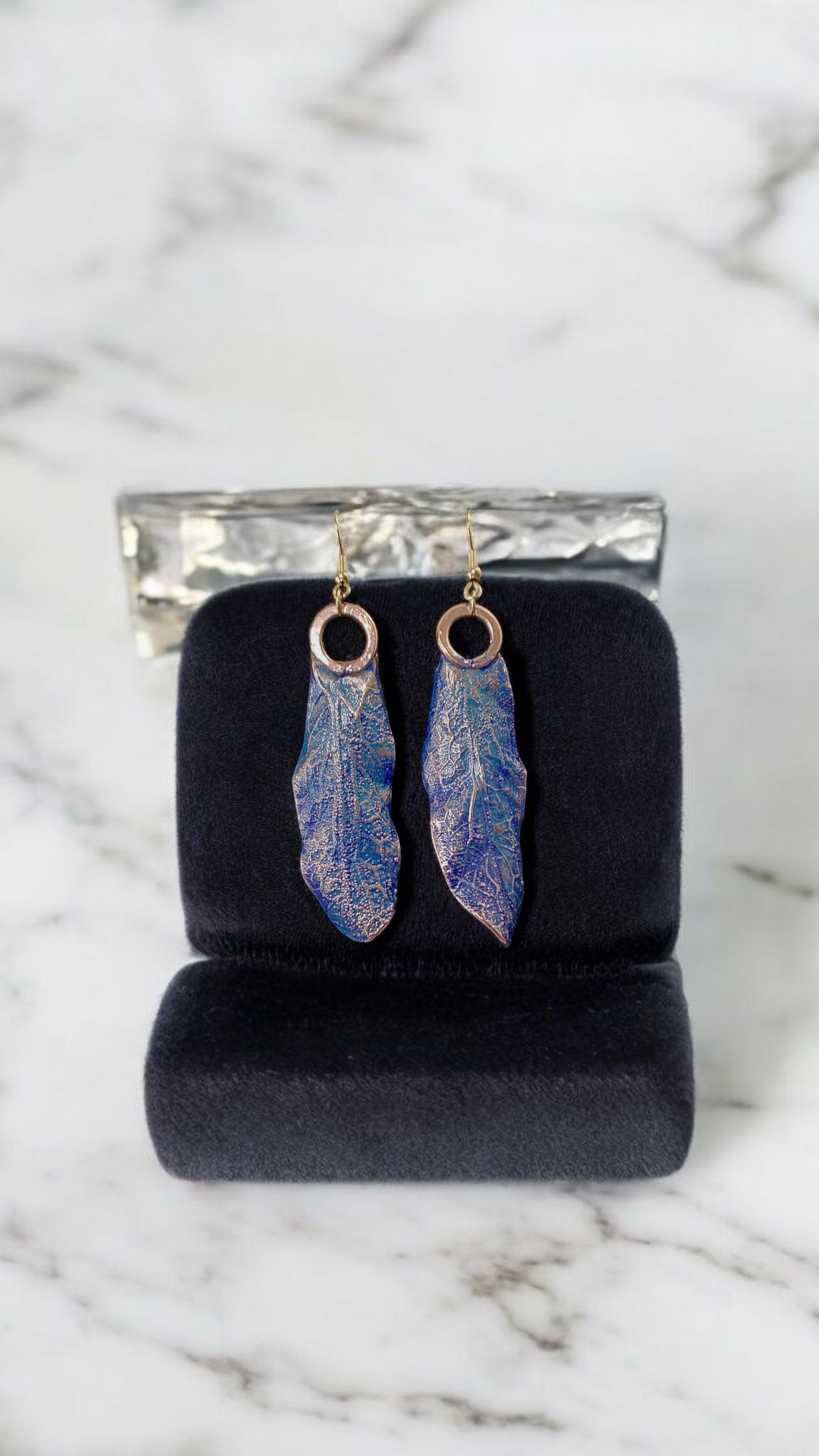 Copper Earrings “Petals of the Wind”