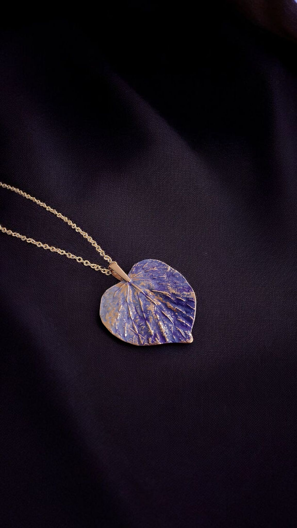 Copper Pendant “Linden Twilight”