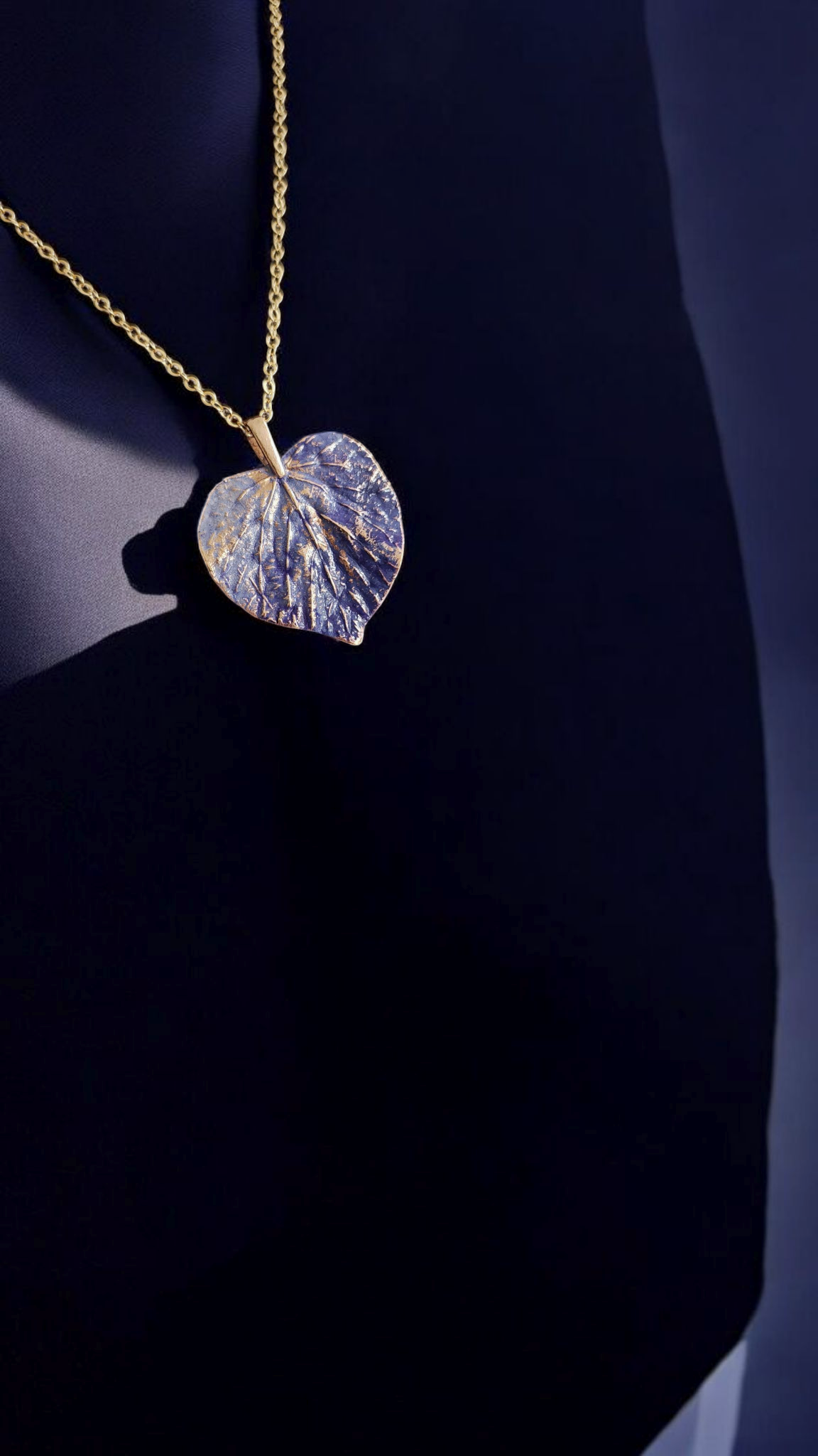 Copper Pendant “Linden Twilight”