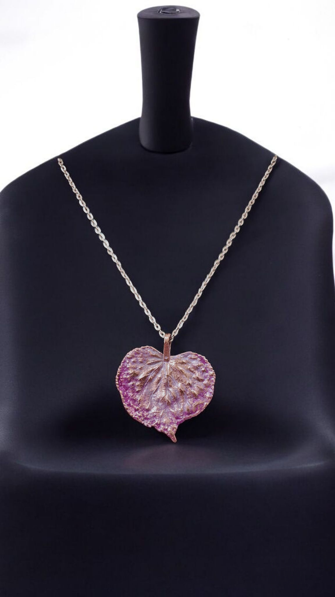 Copper Pendant “Pink Radiance”