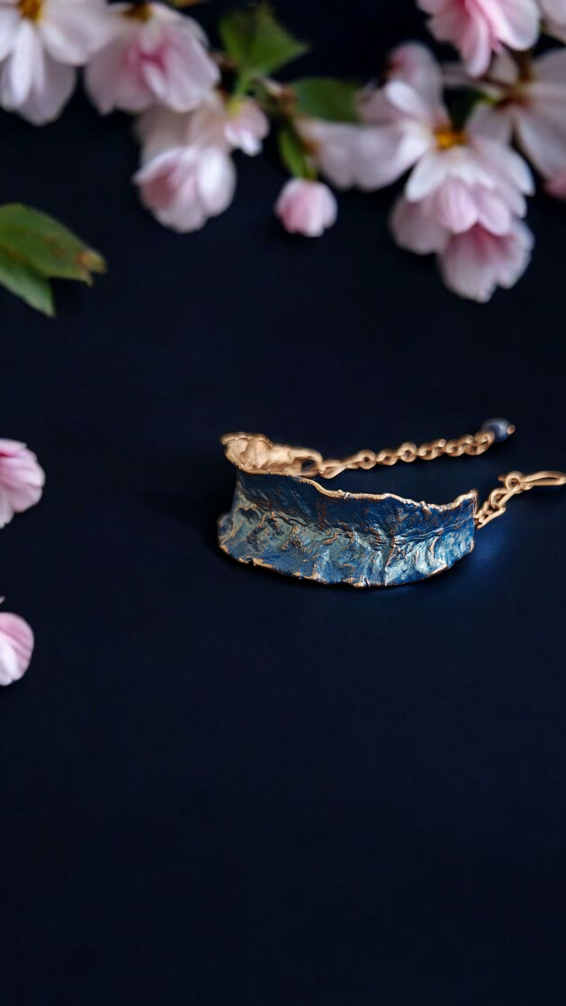 Sky Laminaria Copper Bracelet