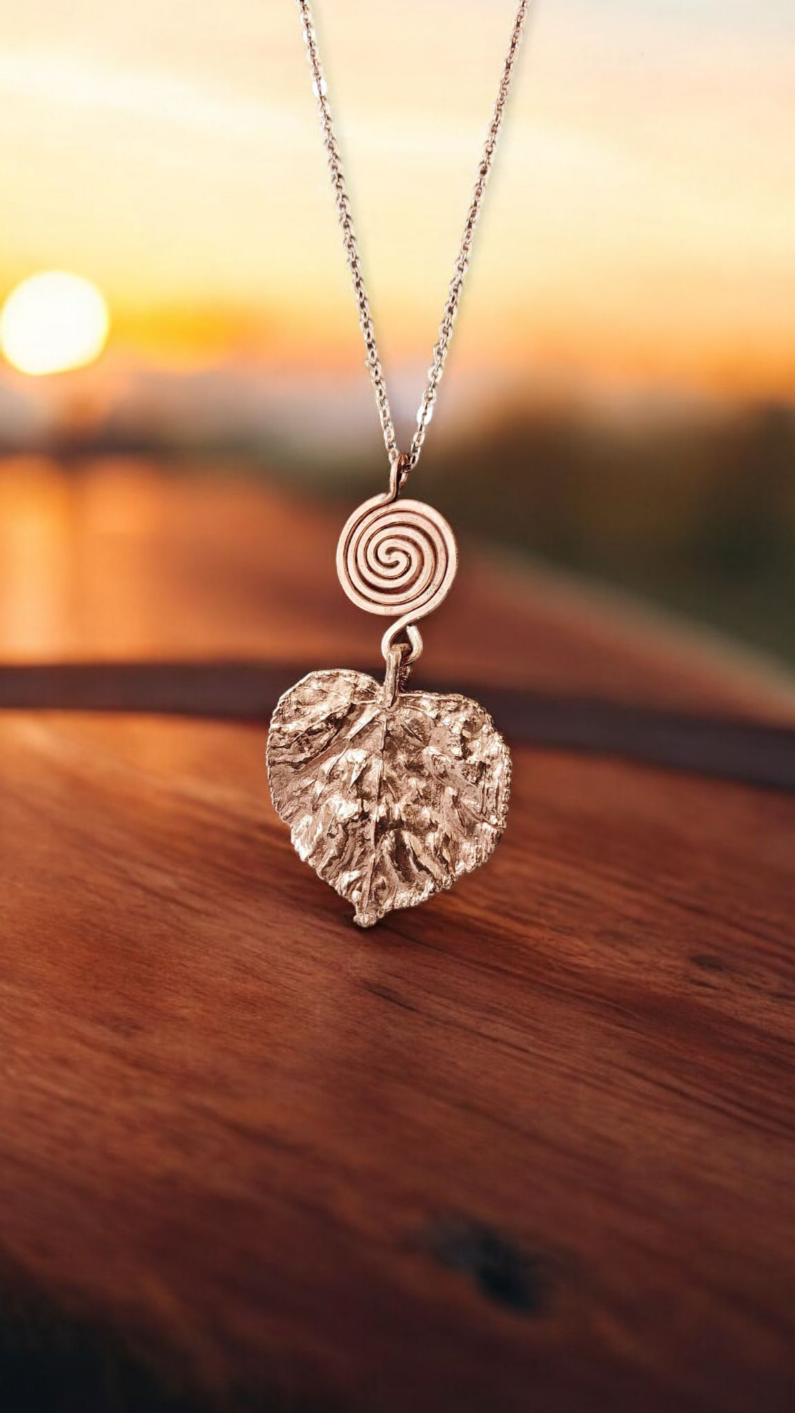 1.Linden Sign — Copper Pendant