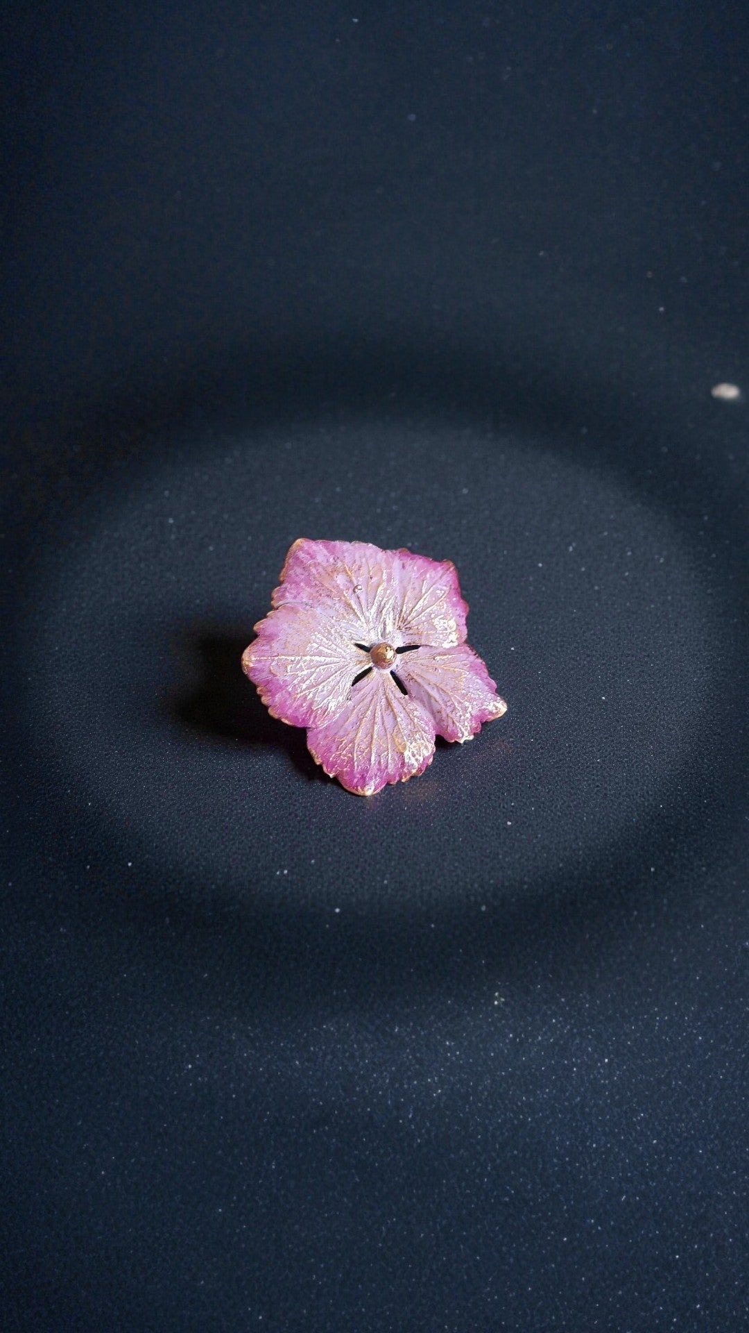 106 “Purple Hydrangea” Brooch