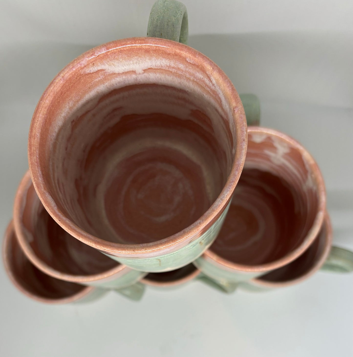 Scalloped Sunset Mugs