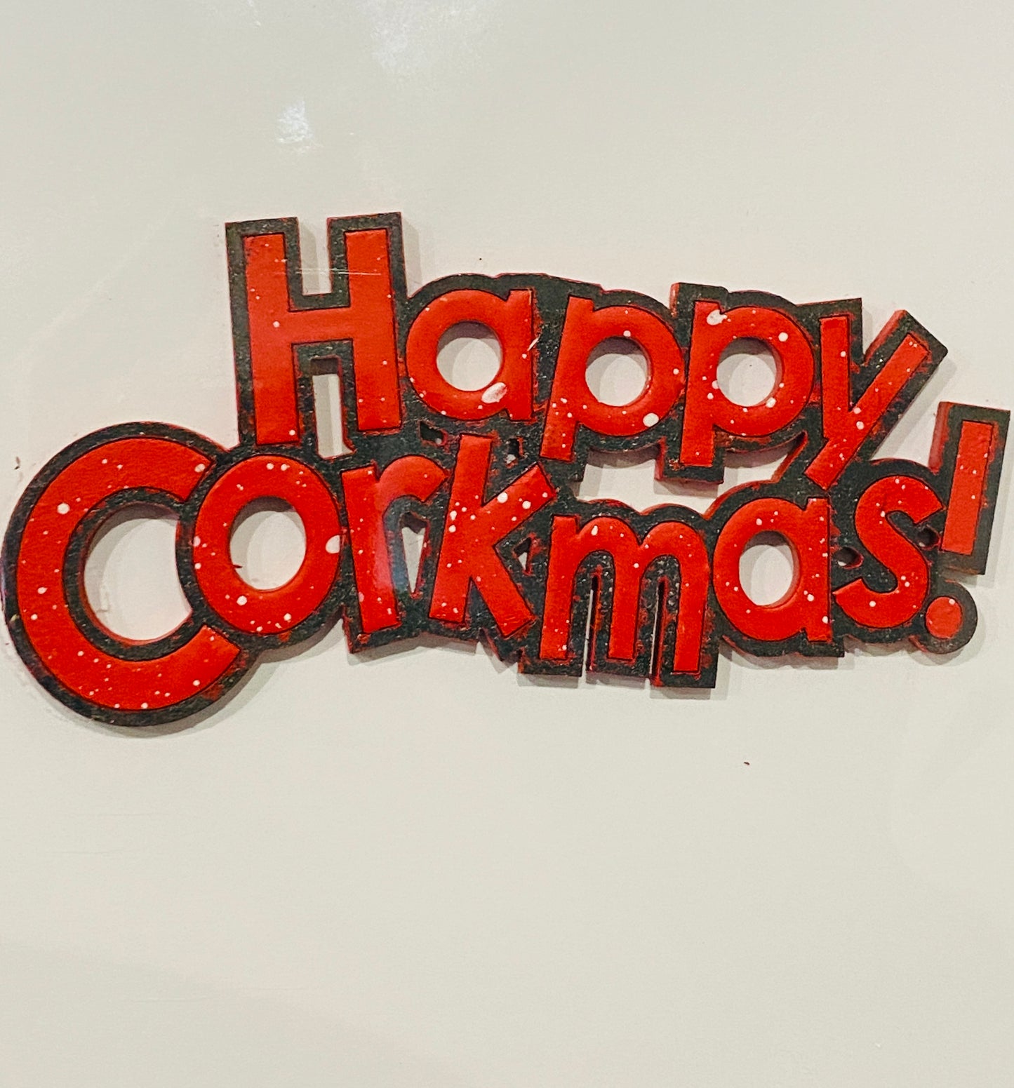 Happy CORKMAS! Christmas Decoration Ornament