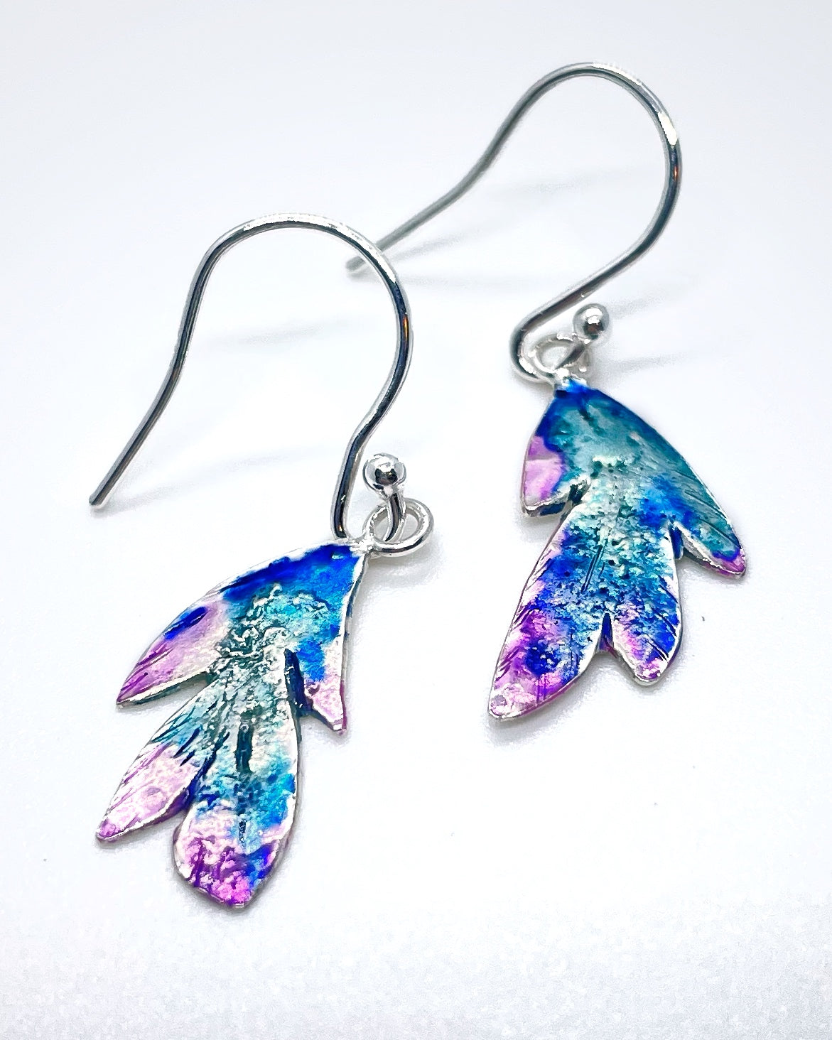 Alcohol inks earrings Small