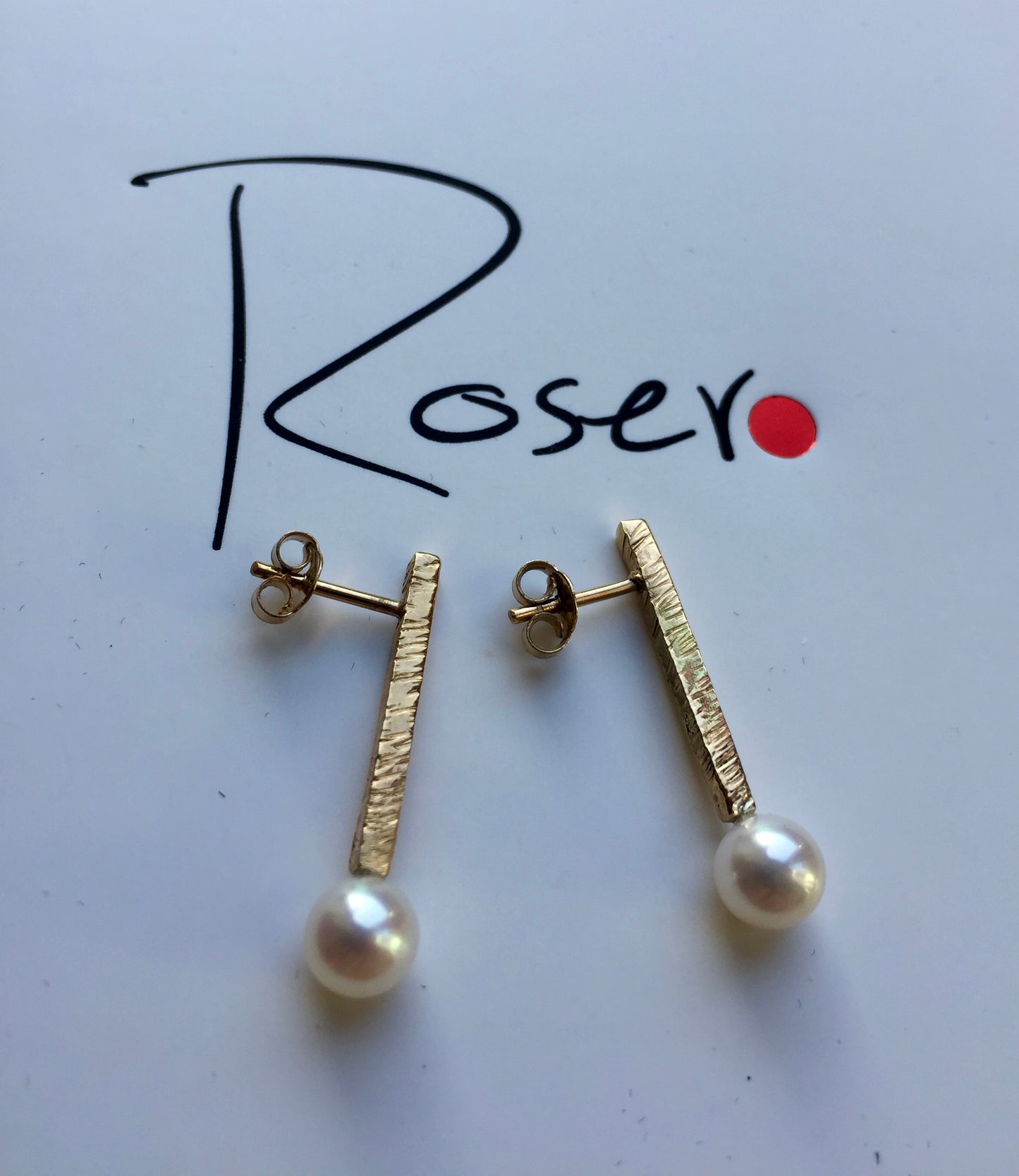 Pearl Dream 9ct. Gold One of a kind- Earrings