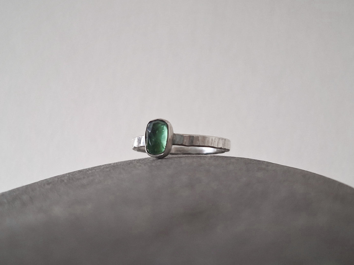 Green Tourmaline ring
