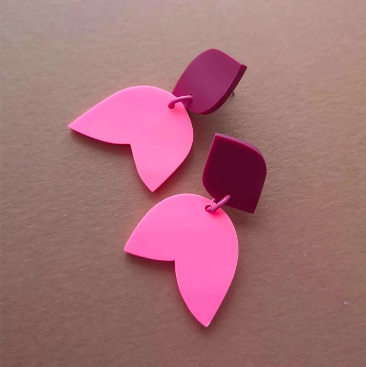 TULIP dangle earrings