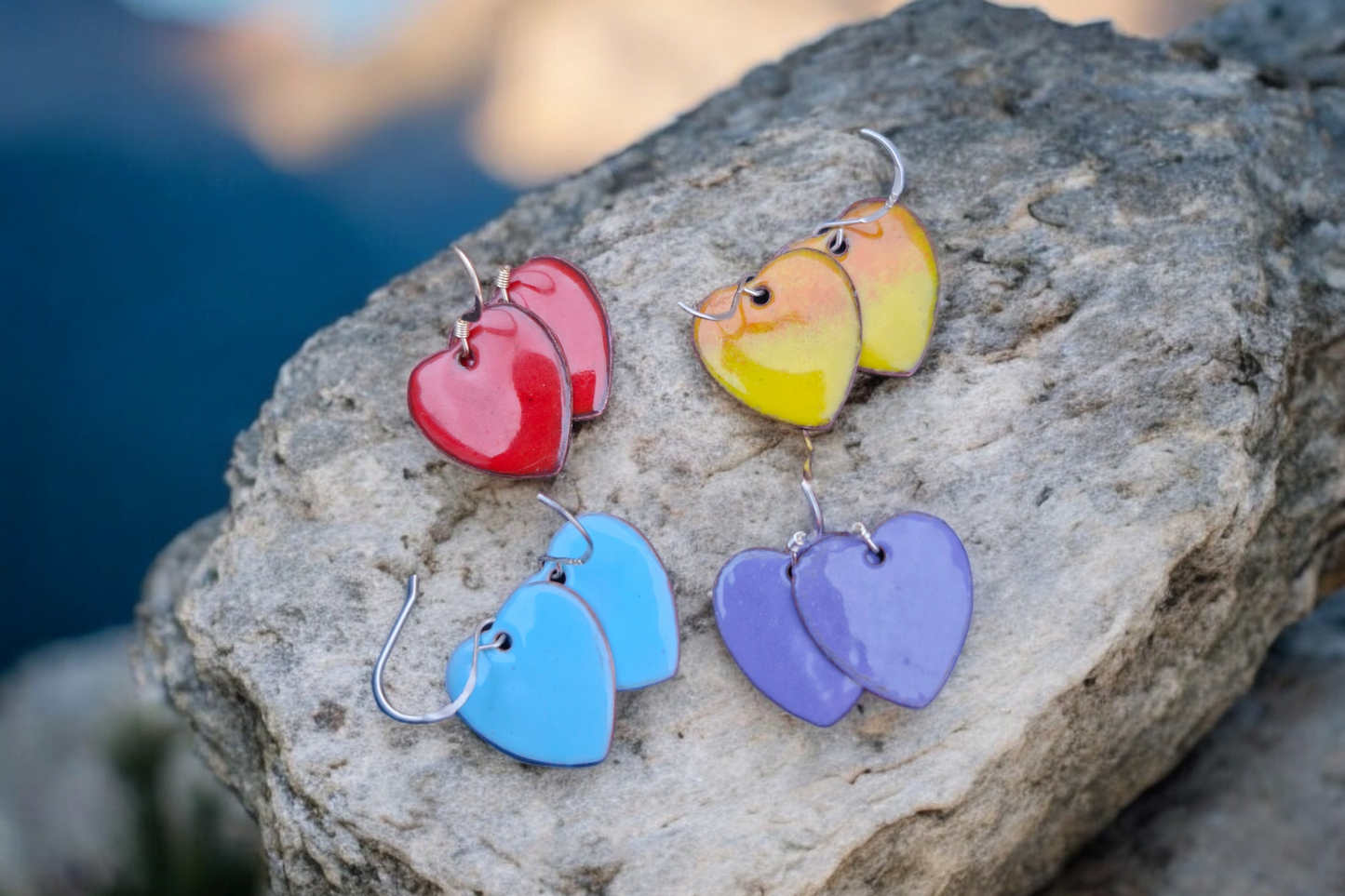 Cornflower Blue Hearts