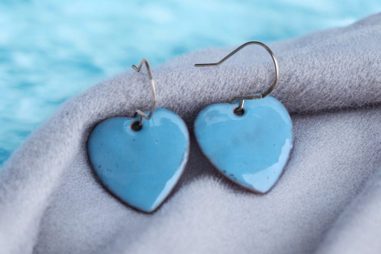 Cornflower Blue Hearts