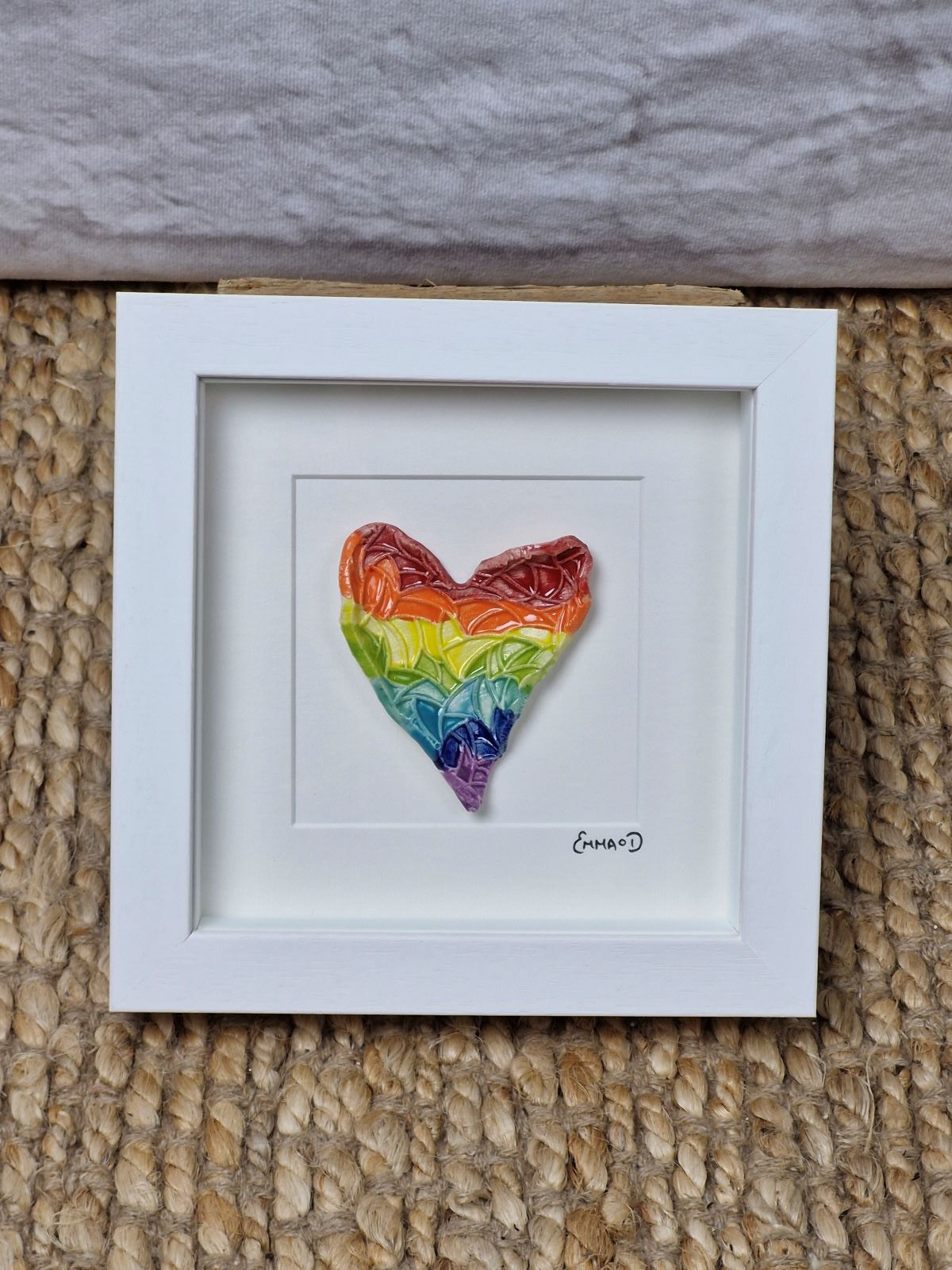 Rainbow Heart - Mini Frame