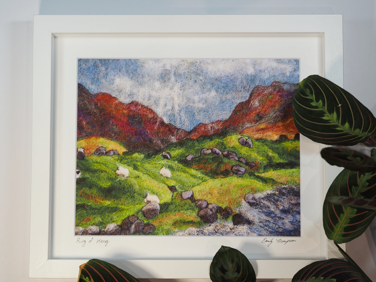 Ring of Kerry (Print of Needle Felted Original)