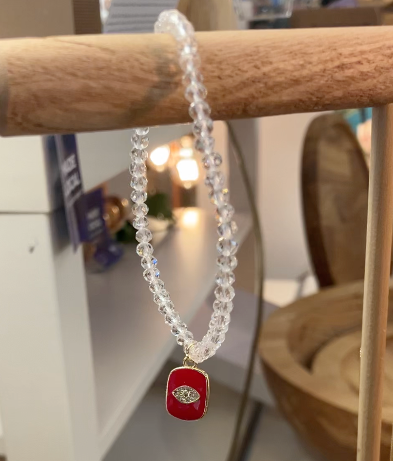 Crystal Bracelet | Clear Quartz | Manifestation & Protection