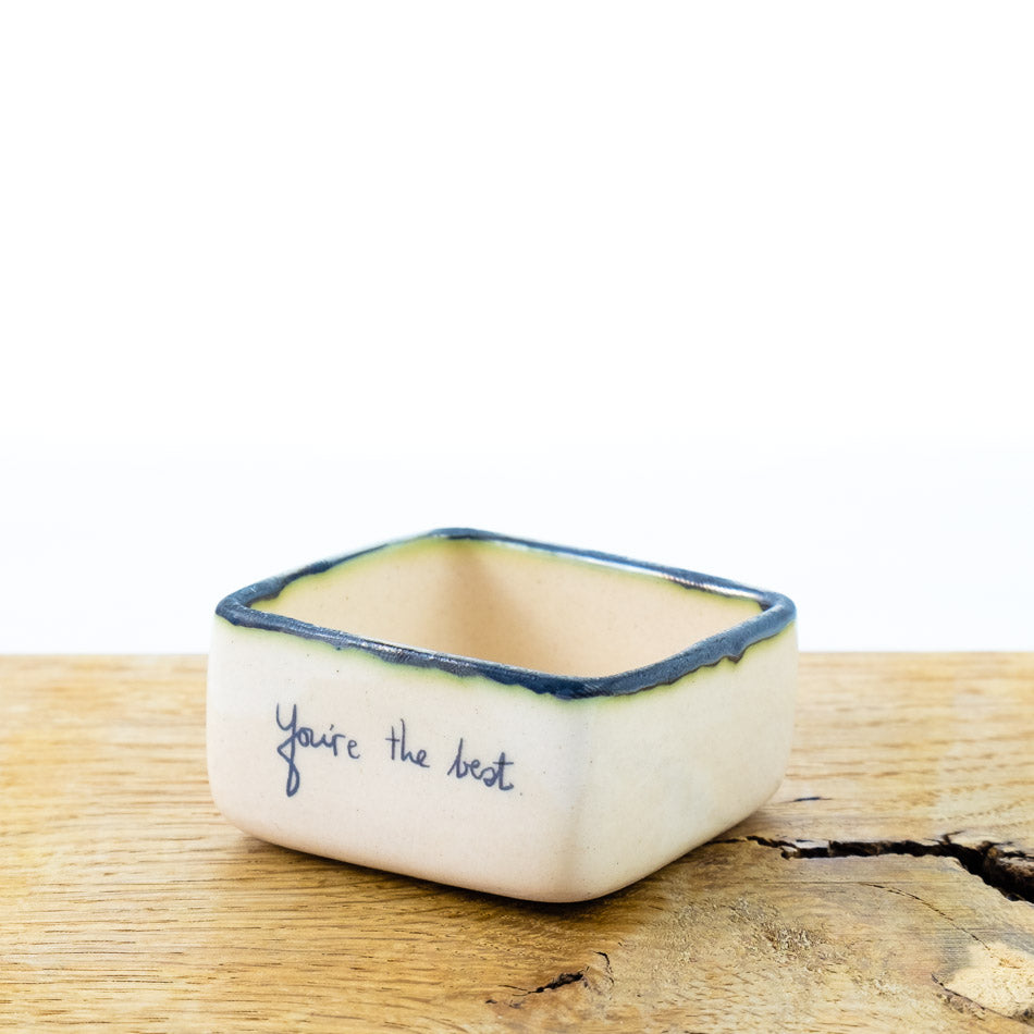 ‘ Thinking of you ‘ Square dish
