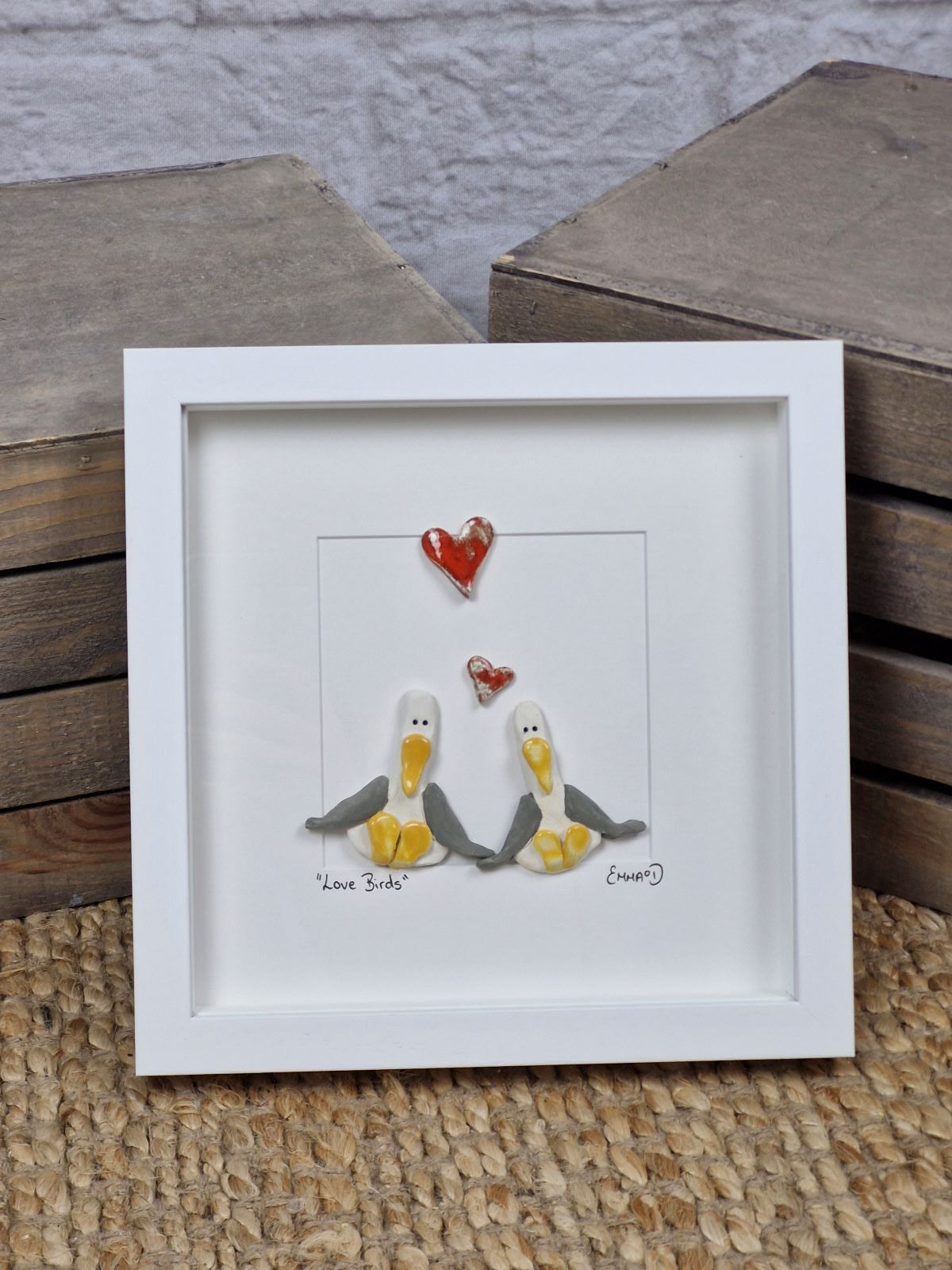 Love Birds - Small Frame