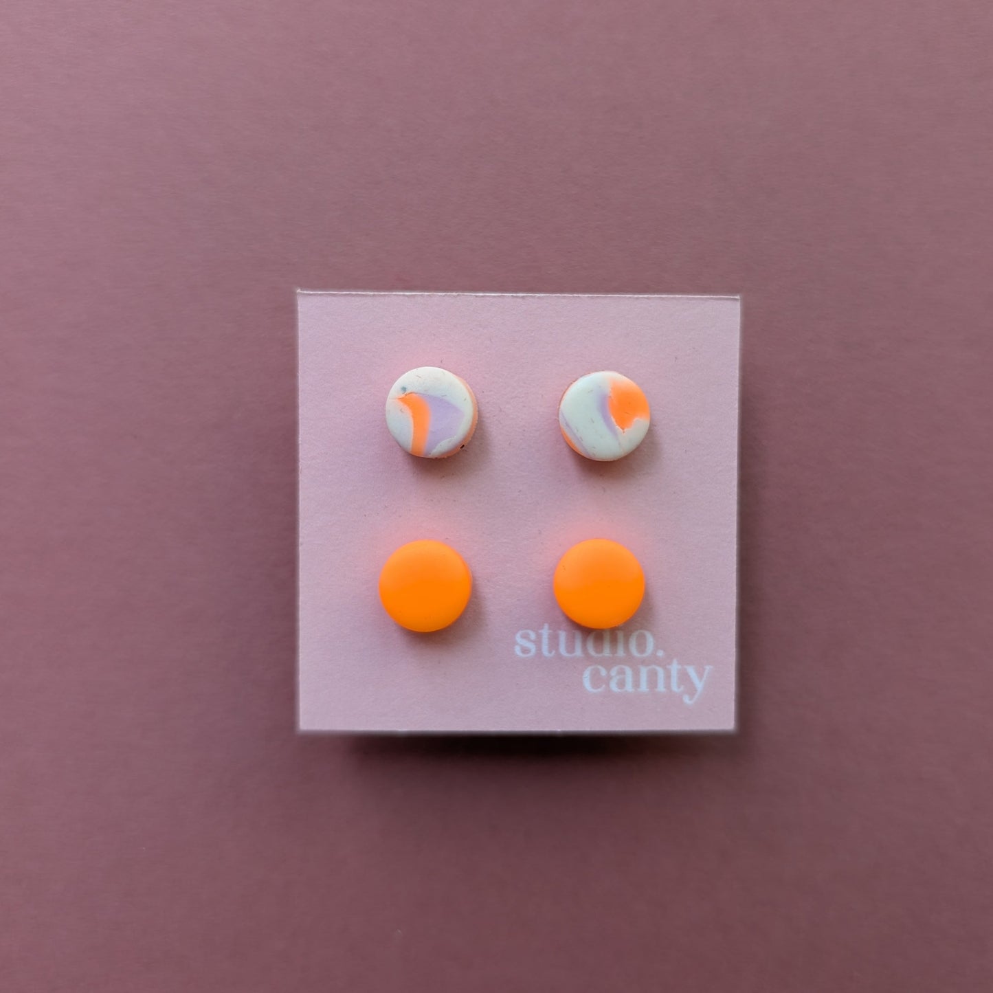 TINY DOTS earring stud set
