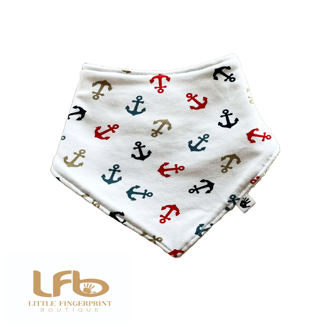 Anchor - Baby Bandana Bib โ Absorbent Dribble Bib