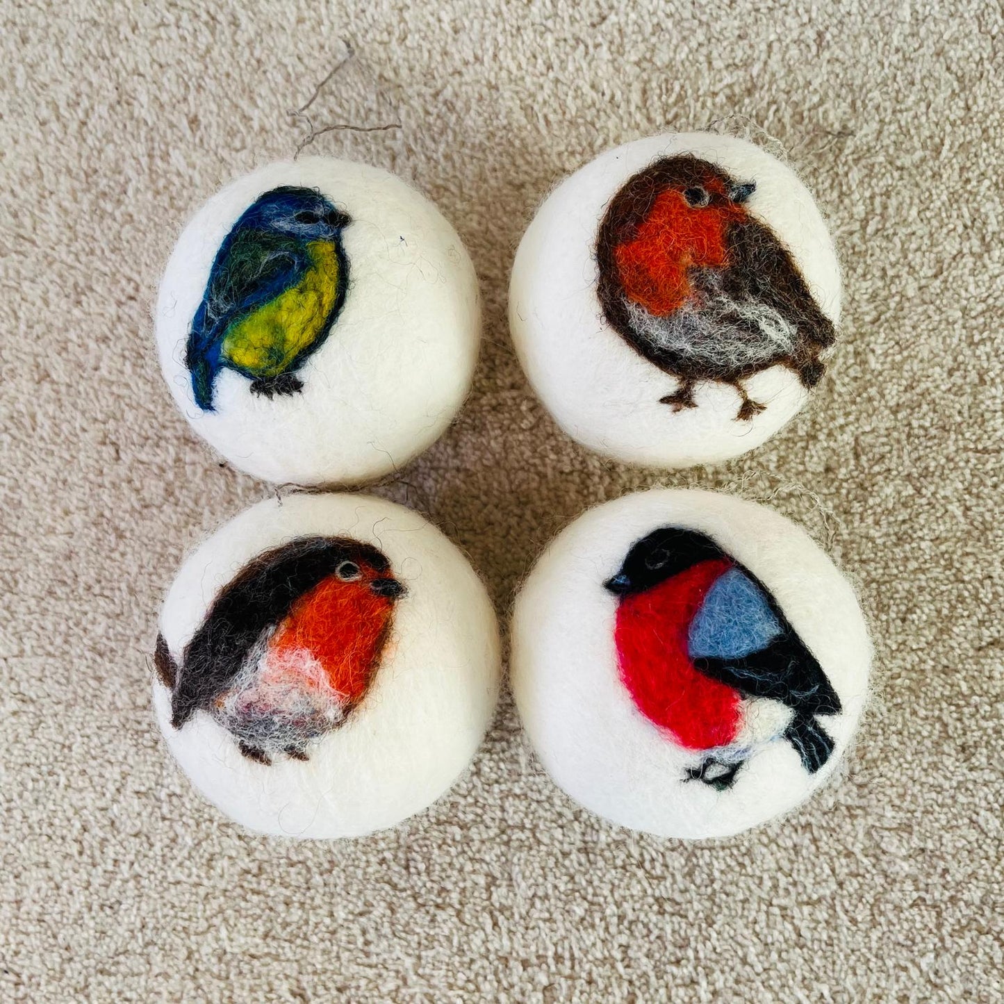 Christmas Baubles Bird