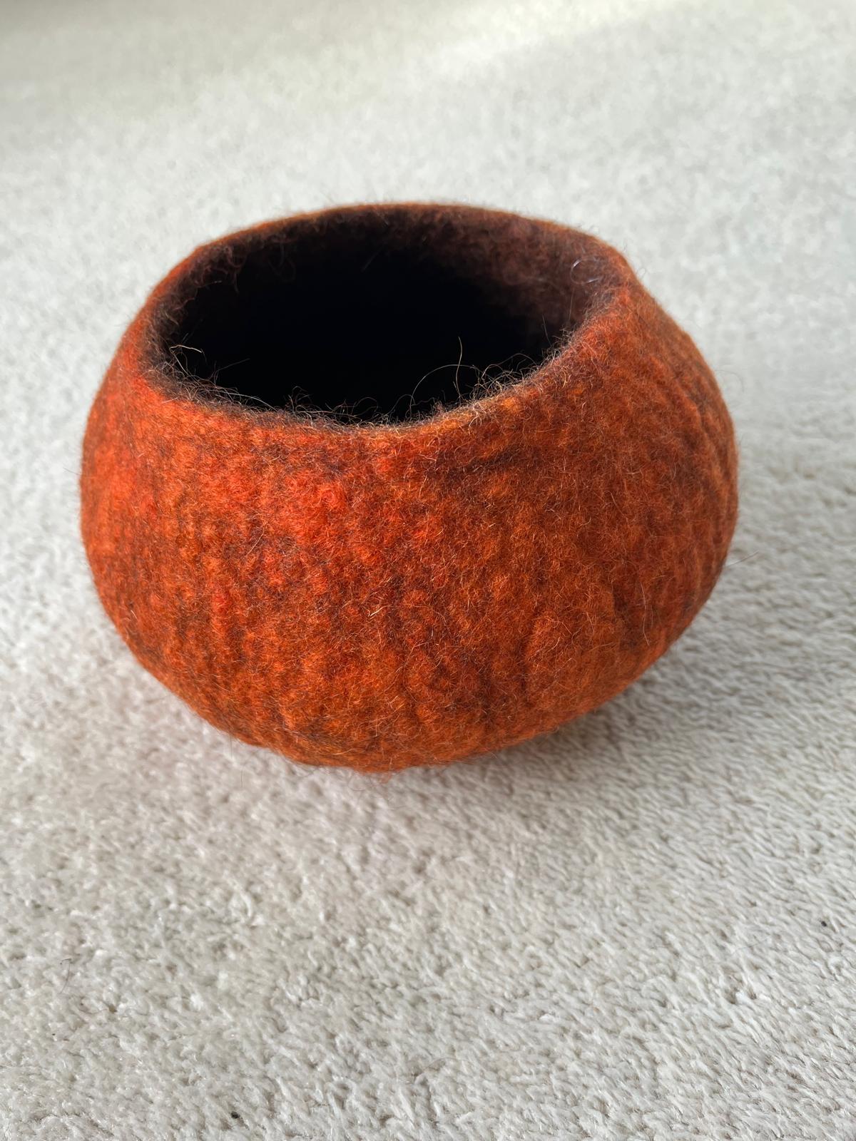 Felted Rustic Bowl