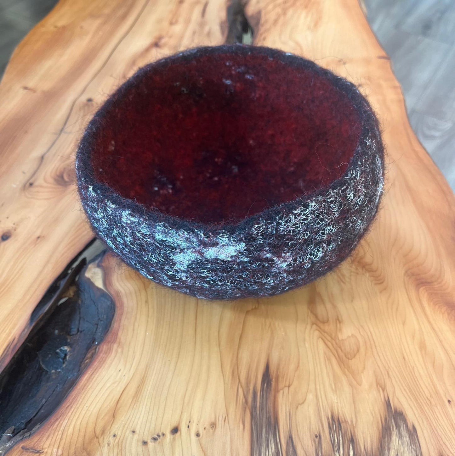 Felted Rustic Bowl