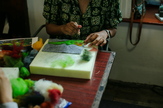 Needle Felting Workshop - Create a ‘Wool Painting’ with Emily Thompson- Friday 29th August 6-8.30pm, Greywood Arts Events