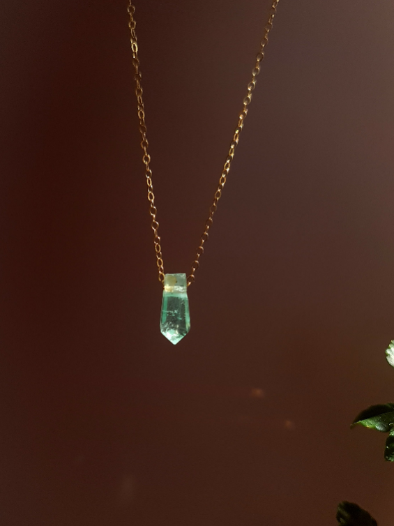 Fluorite 14k Gold