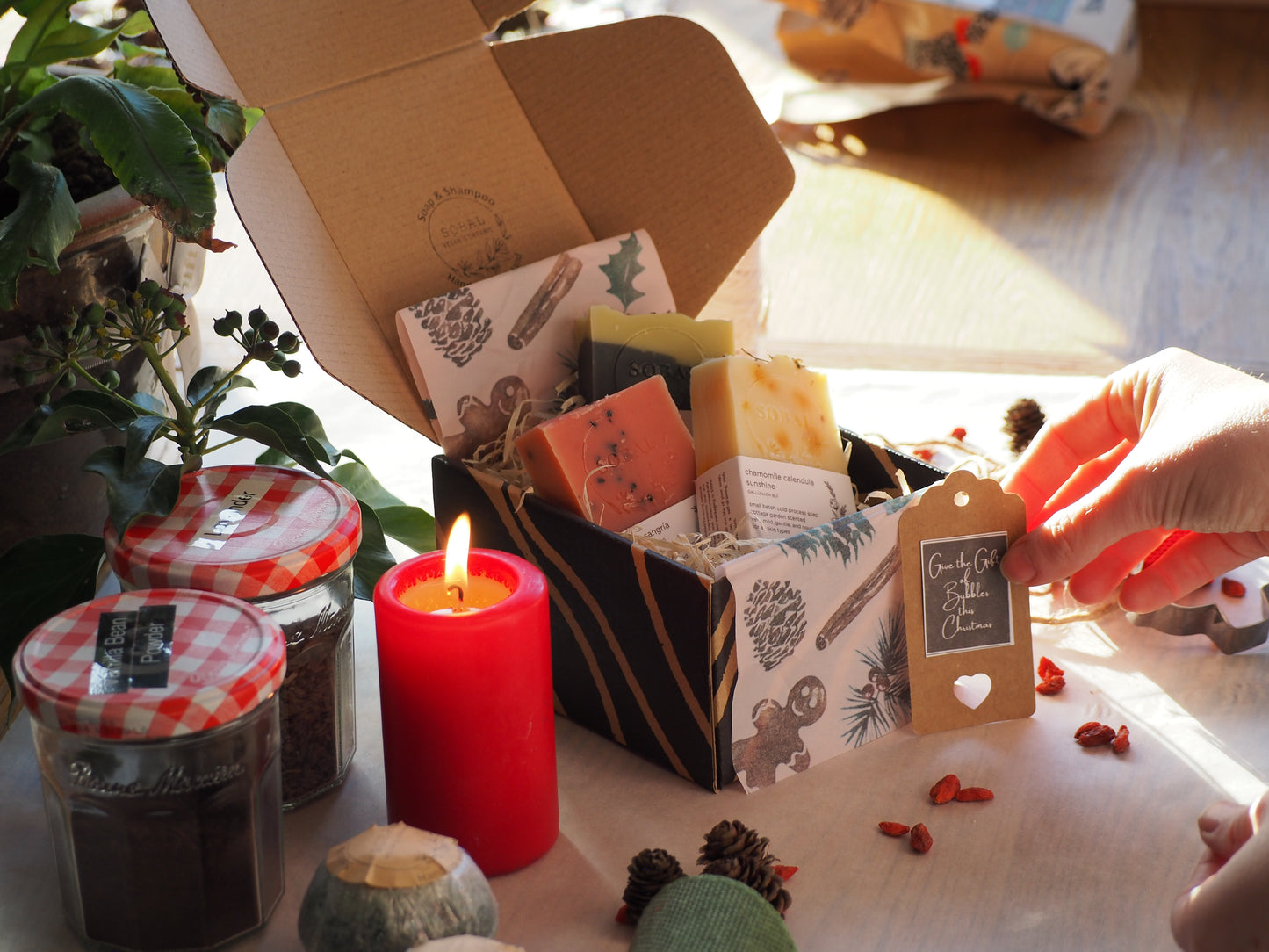 Christmas Soap Hamper