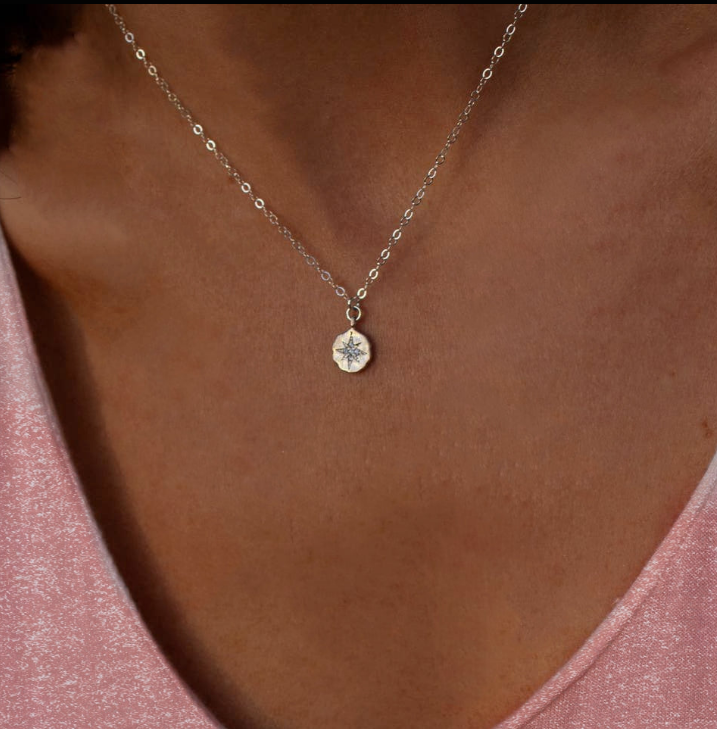 North Star Herkimer Diamond - Sterling Silver