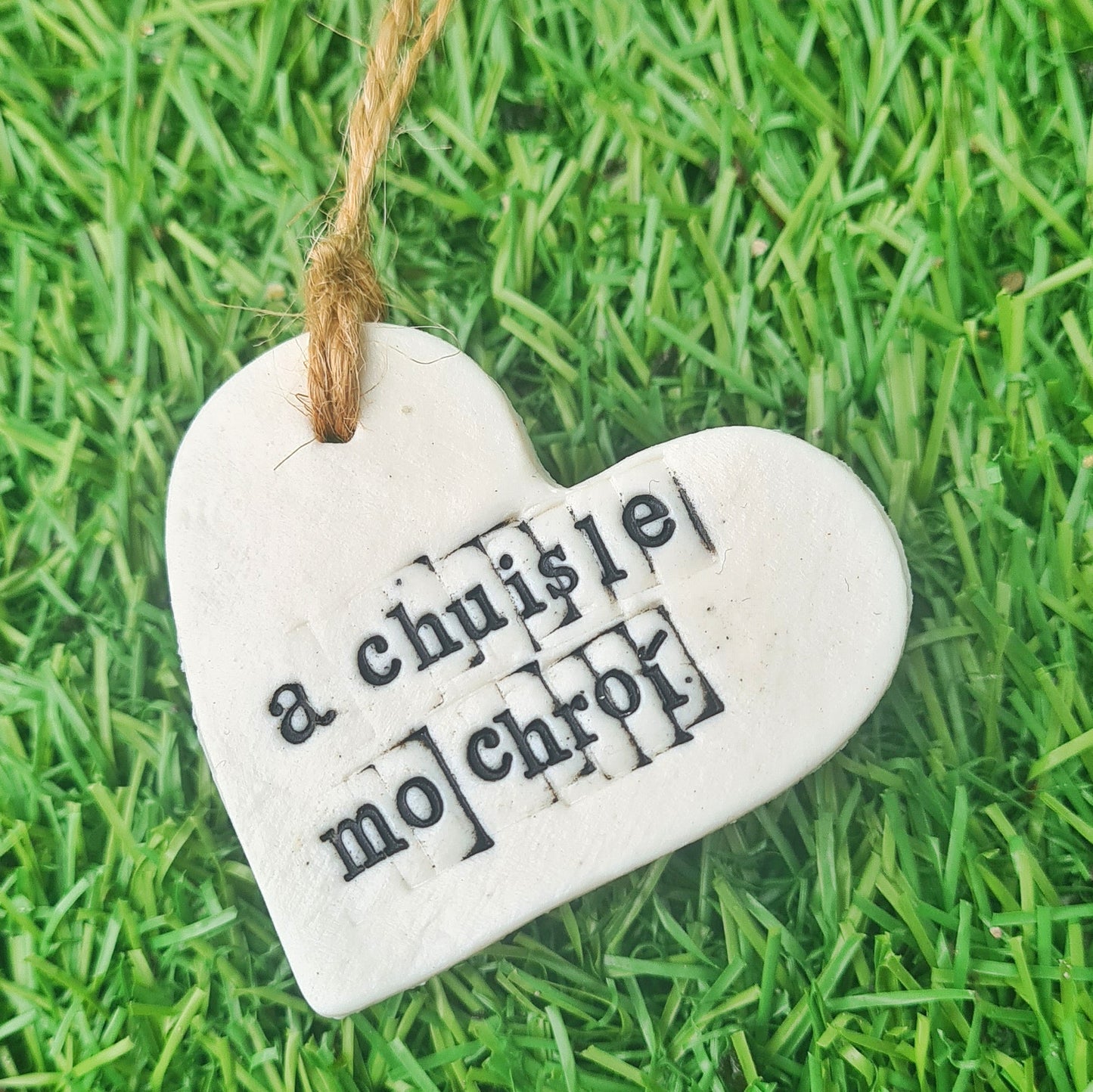 Porcelain Heart Decoration