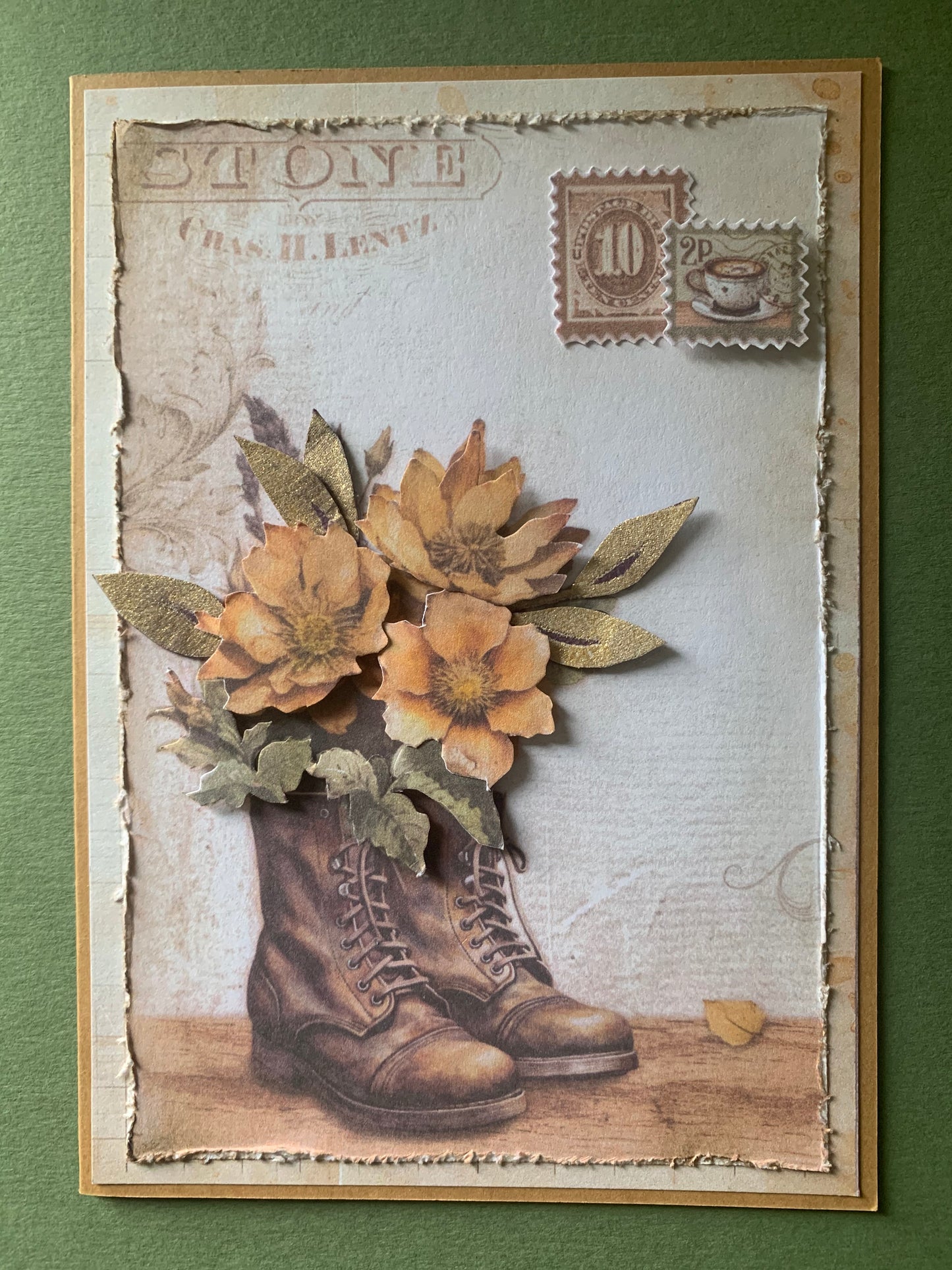 Hand crafted greeting card