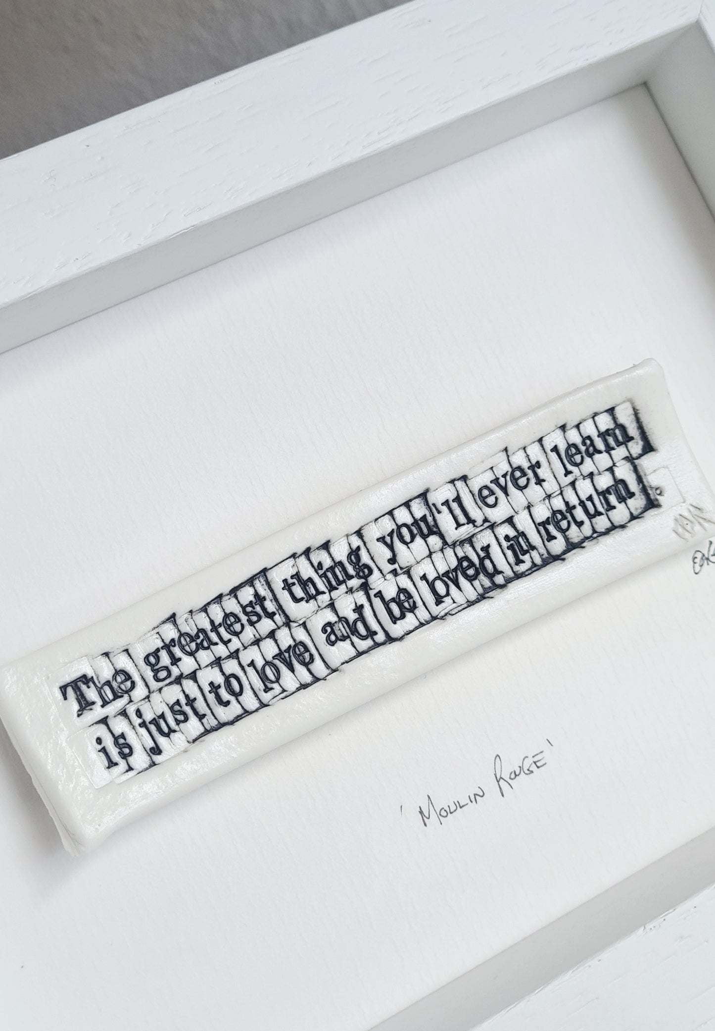 'The greatest thing you'll ever learn is just to love and be loved in return'