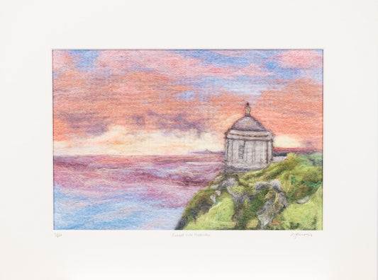 Sunset over Mussenden (Fine Art Print)