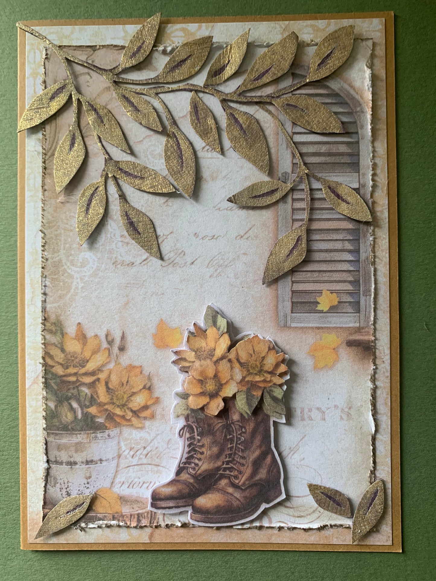 Hand crafted greeting card