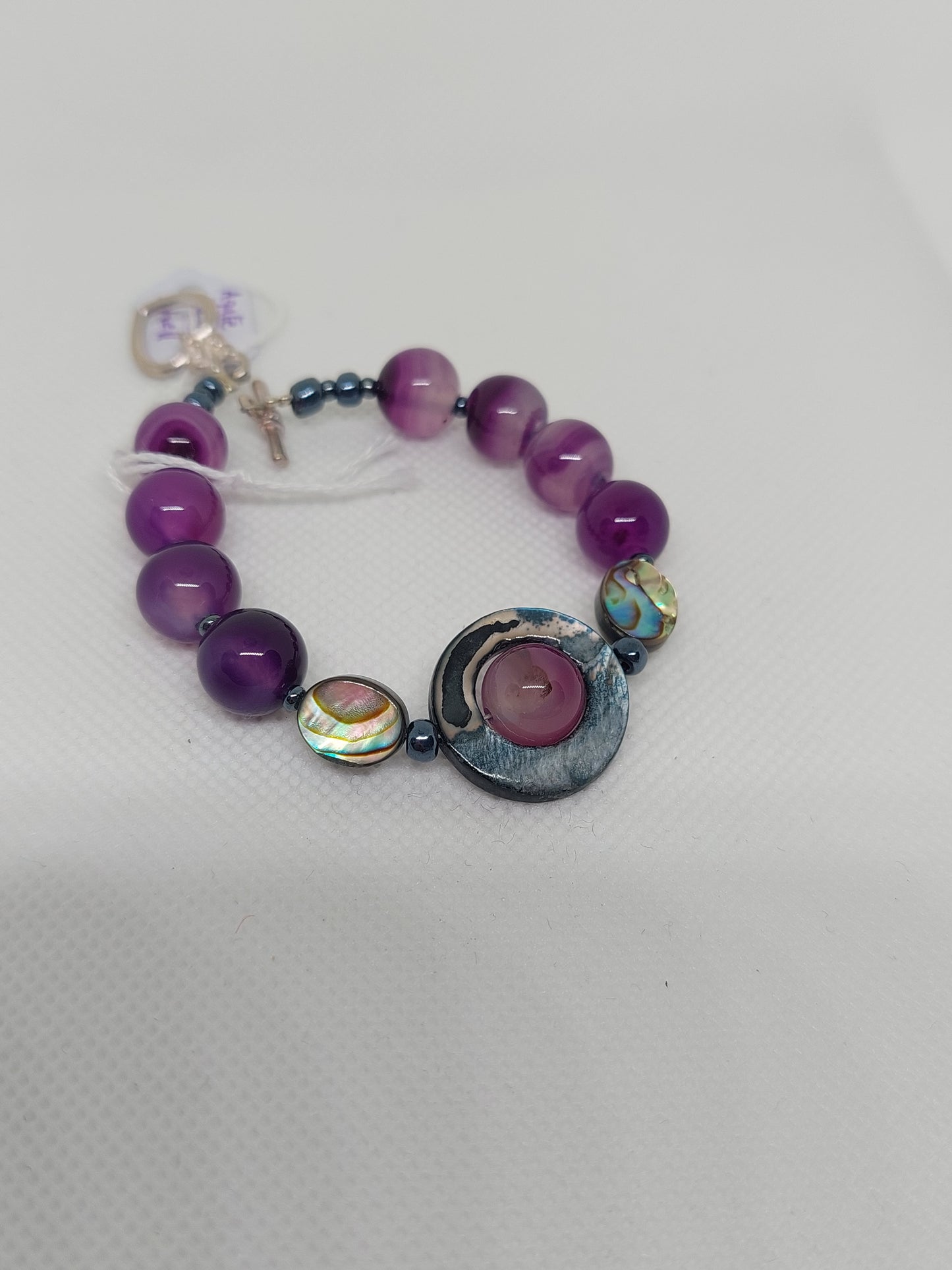 Purple Agate Bracelet