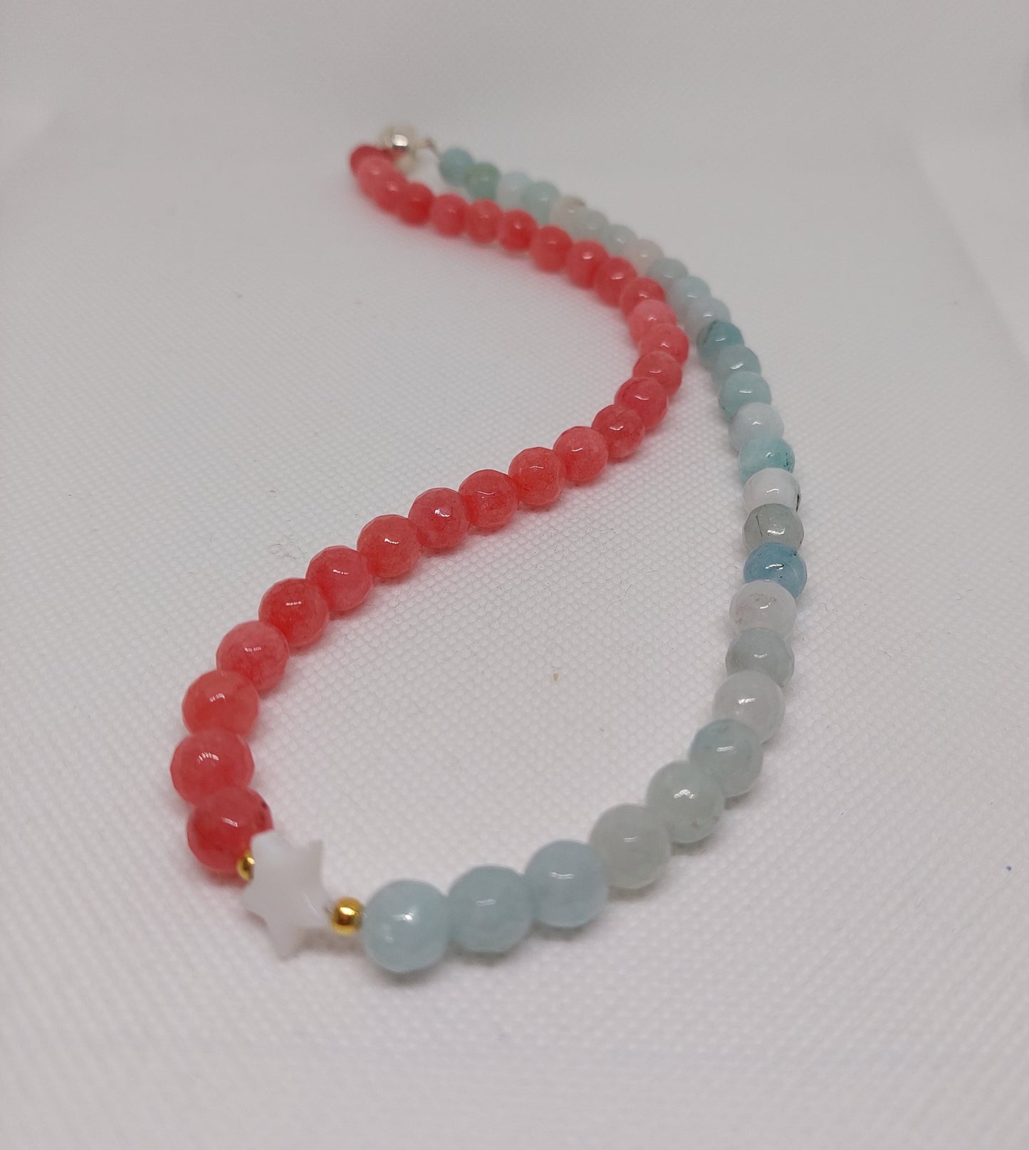 Two tone Agate Necklace