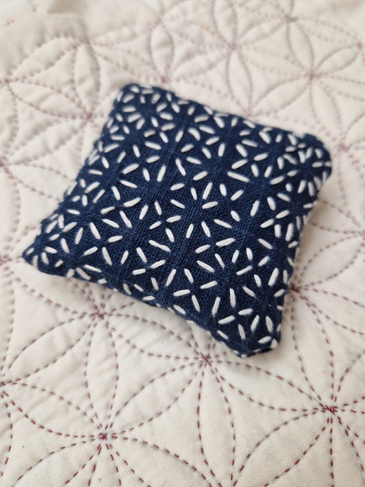 Sashiko Stitched Pin-Cushion Mini-Workshop with Mary Palmer - Sat 8th August 1-4pm- Fota House