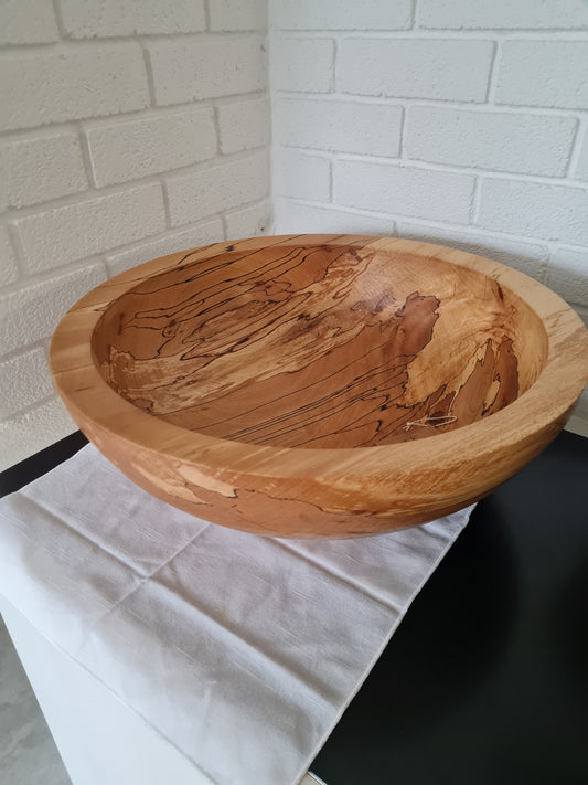 Bowl spalted beech 350