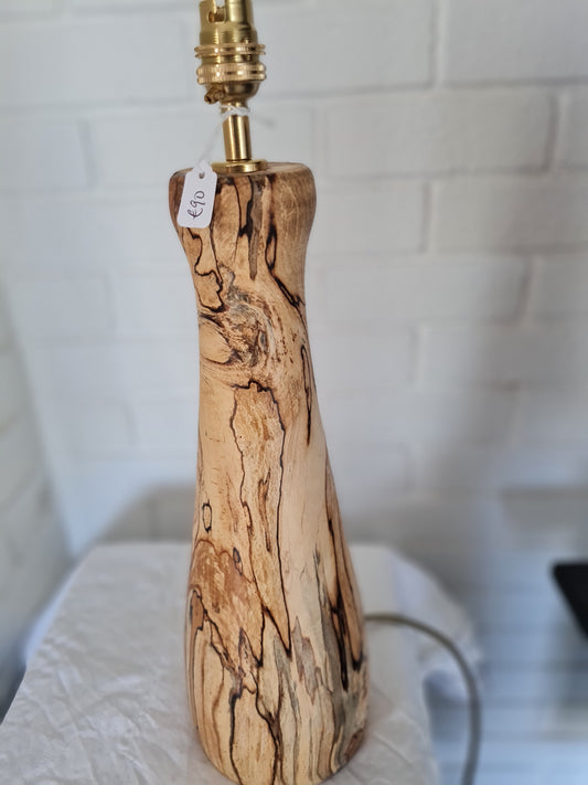 Spalted beech lamp 6