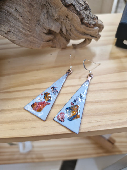 Mosaic Style Earrings