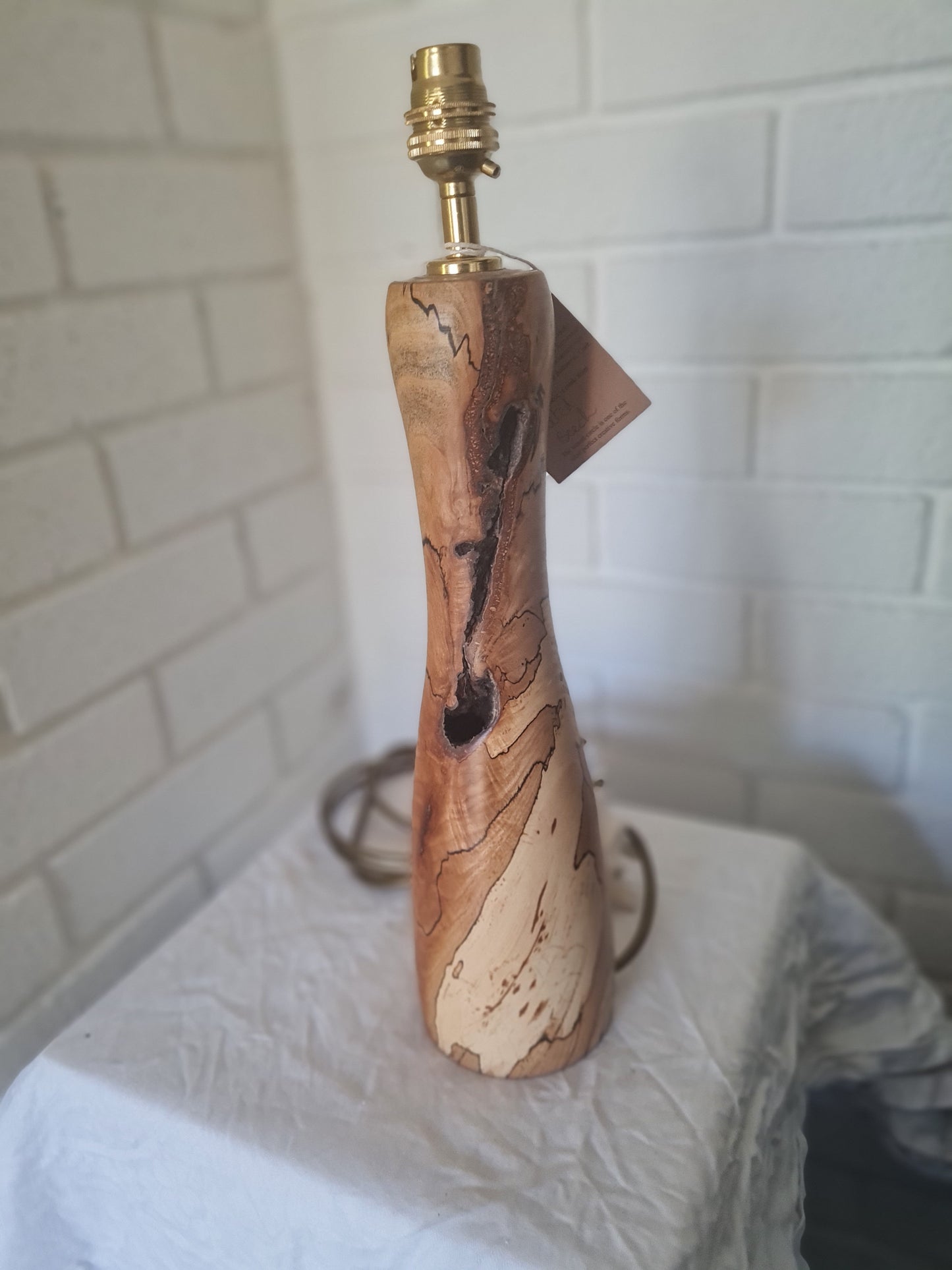 Spalted Beech Lamp9