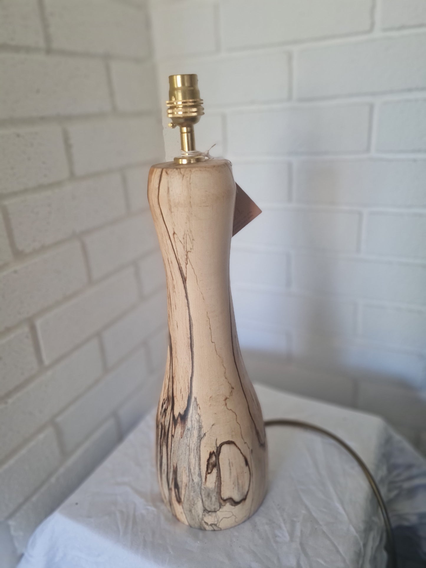 Spalted beech lamp 11