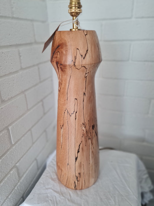 Spalted beech lamp