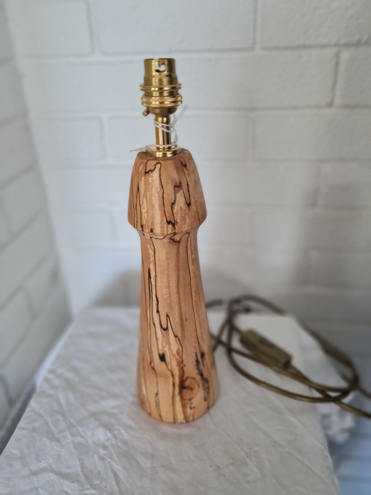 Spalted Beech Lamp