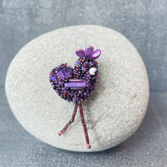 Purple Baby Chickie Magnet