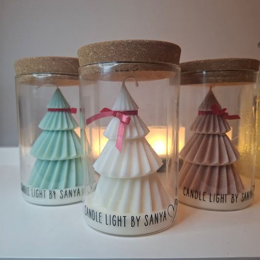 Christmas Tree Candle in a Jar – Holiday Star