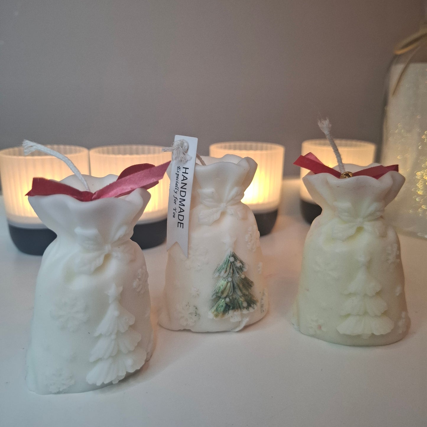 Candles-Snowman & Santa’s Bag