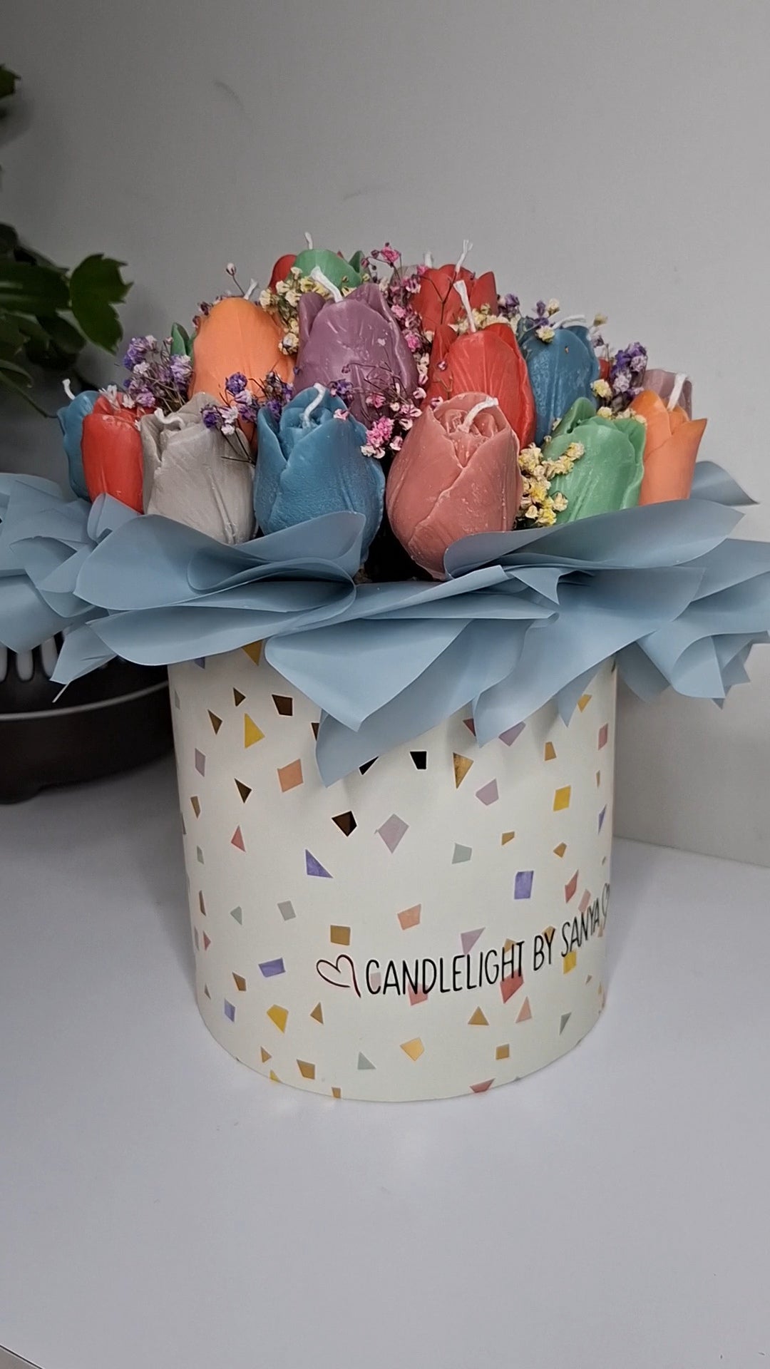 Candle Bouquet L size-Tulip Fields