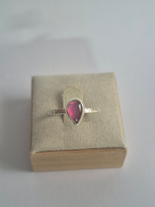 High grade gemstone stacking ring