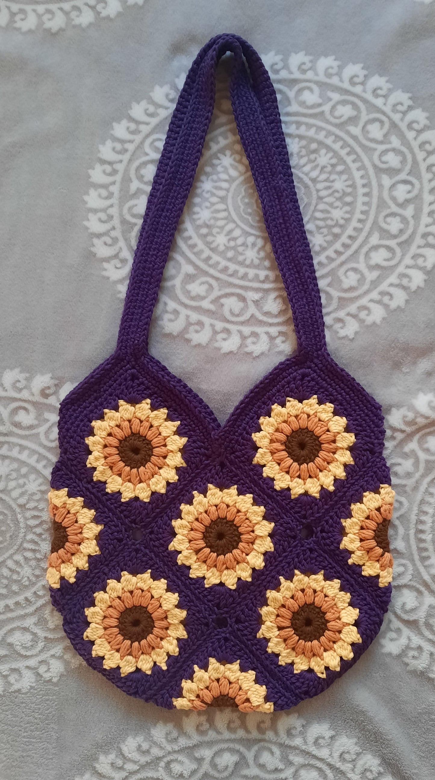 Crochet bag - Sunburst COTTON